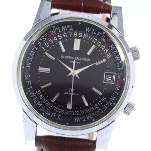 ORIENT olympia calendar Date black Dial Hand Winding Men's Watch_756119